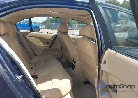 2007 BMW 550I из США, поврежденный, VIN WBANB53527CP07563